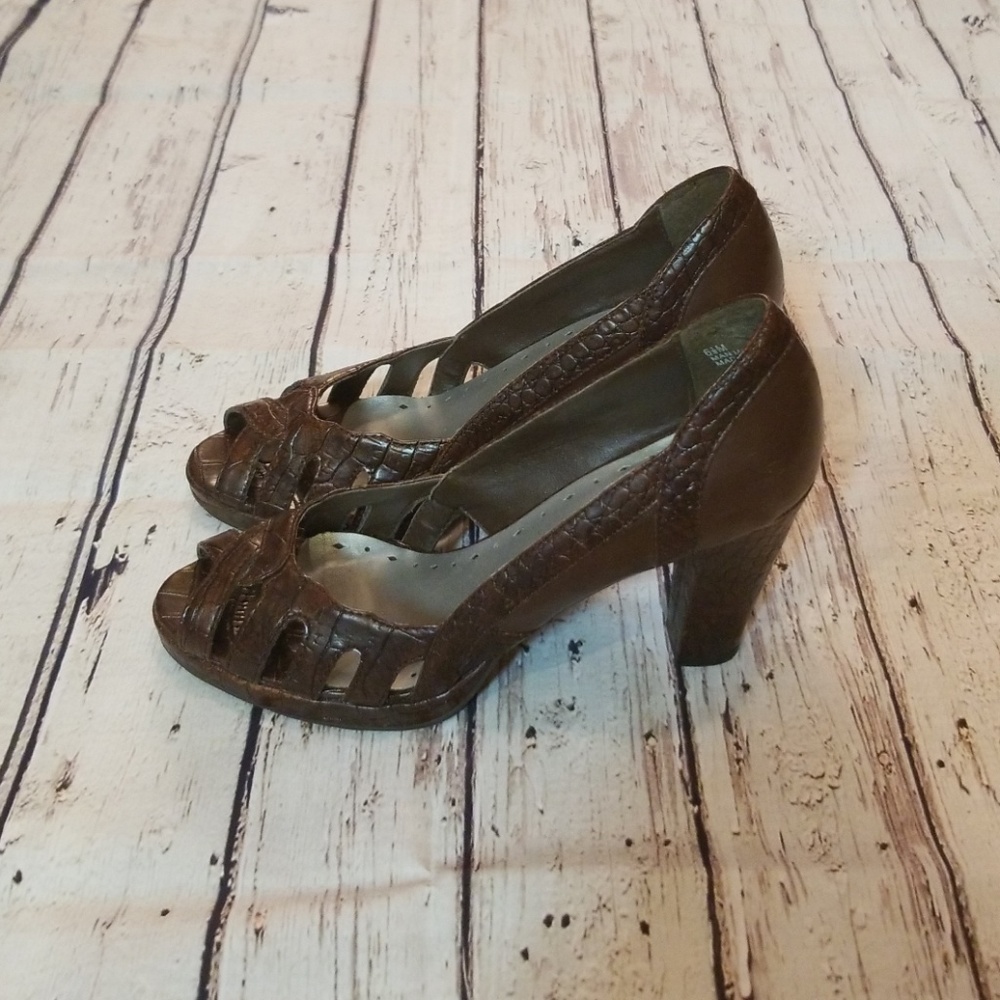 SBICCA of California | Brown Chunky Heel Size 6.5